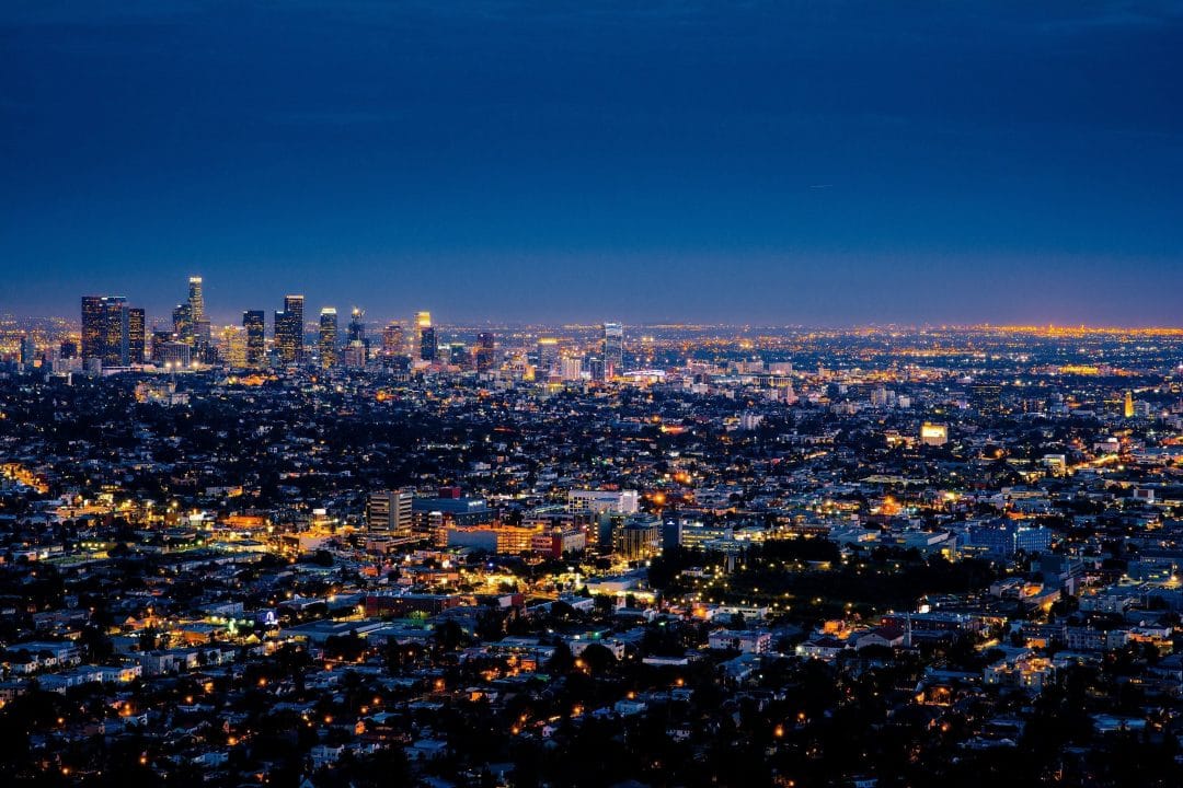 los angeles at night - Griffith Observatory