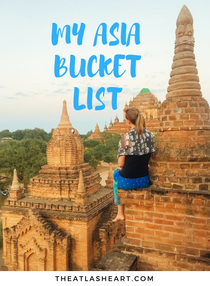travel bucket list asia