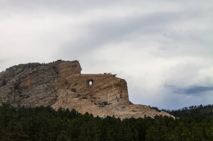 Crazy Horse Memorial in the Black Hills, South Dakota