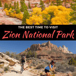 best time to visit zion national park in utah
