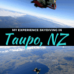 Skydiving in Taupo, New Zealand