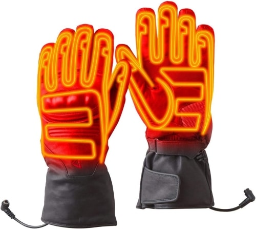 Product photo of Gerbing 12V Vanguard black Heated Motorcycle Gloves.