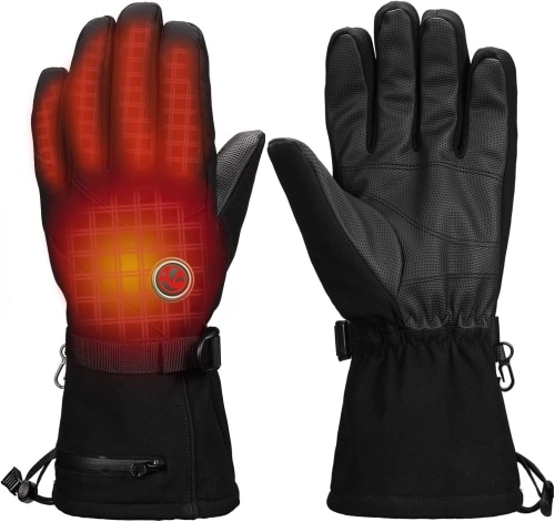 Product photo of Neveland Heated Work Gloves in black.