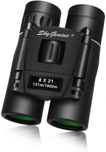 eventi sportivi Safari Sightseeing Compact gomma binoculars-bridgetown pieghevole 8 x 21 Kids mini binocolo per bird watching hiking