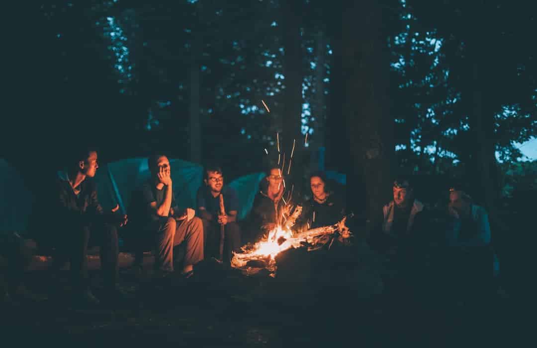 camping with a big group