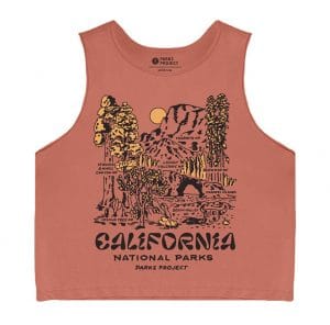 California National Parks Cropped Tank Gift