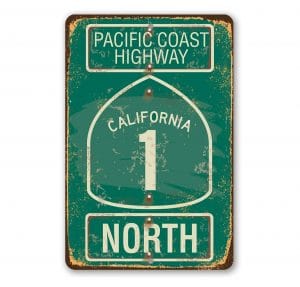 Highway 1 Sign Gift