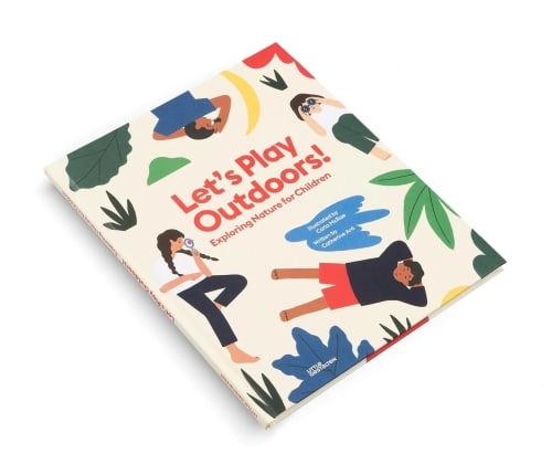 The cover of the book, Let’s Play Outdoors Book Gift.