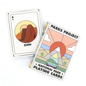 Minimalist National Parks Playing Cards Gift