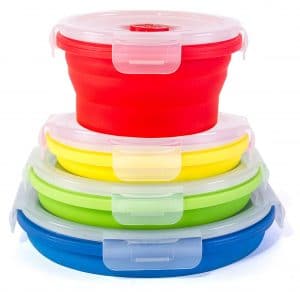 Collapsible storage containers