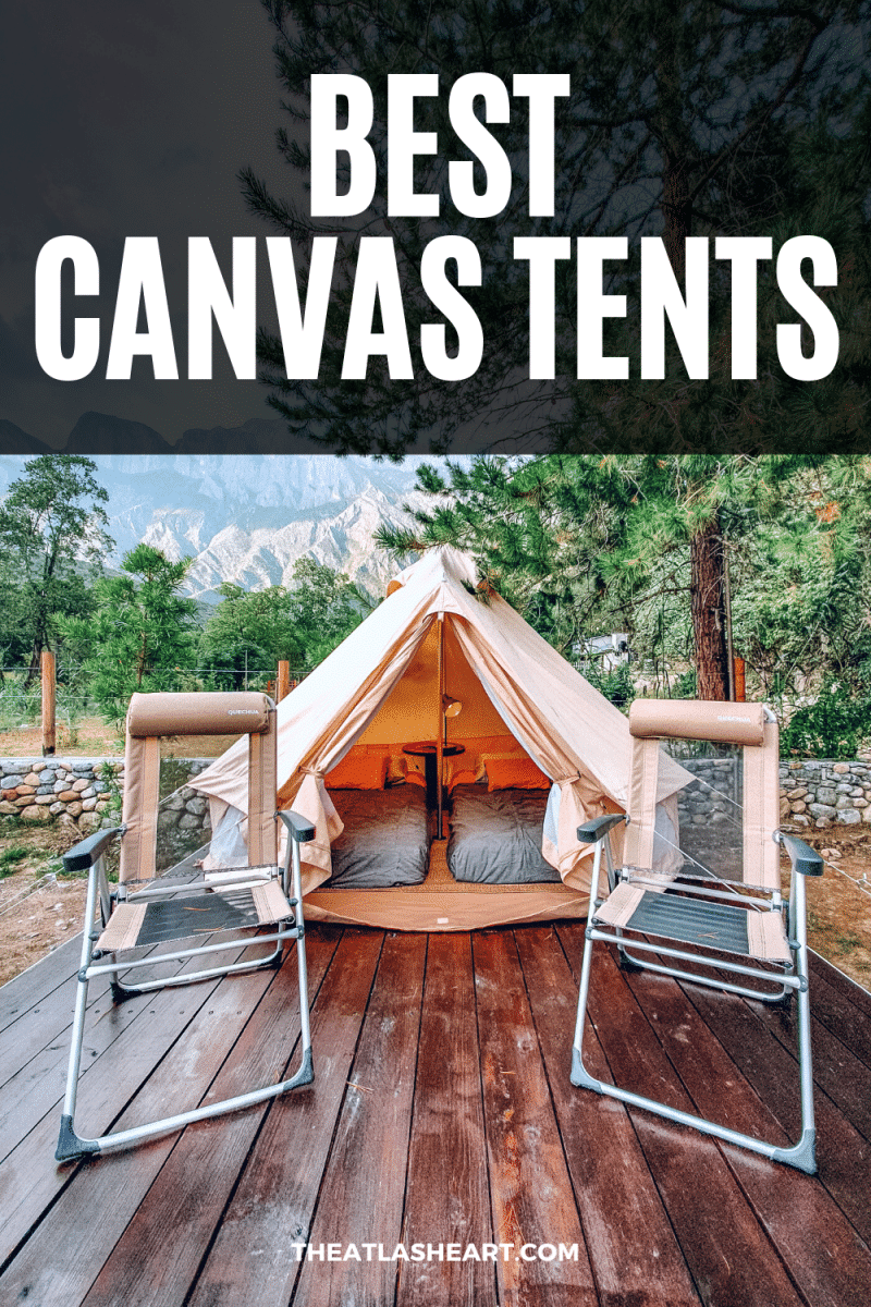 Best Canvas Tents Pin 1