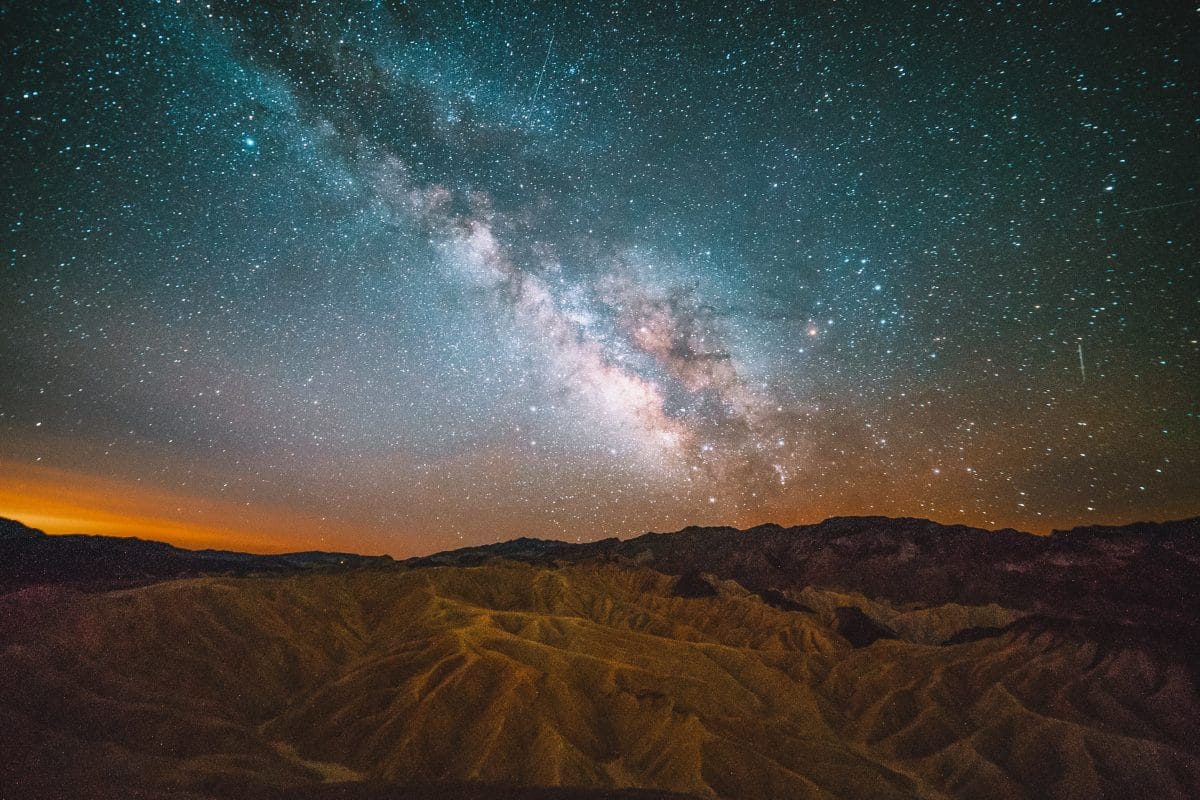 Star Gaze at the Dark Night Sky in Death Valley