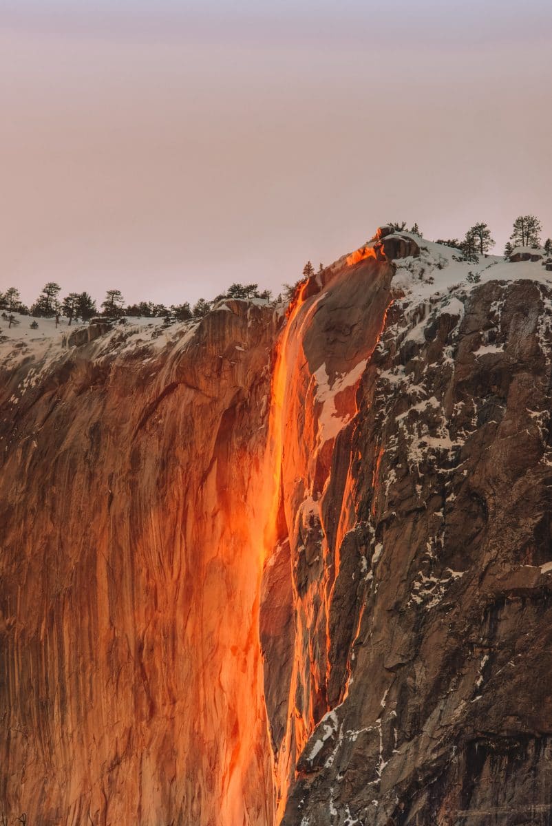 firefall at Yosemite