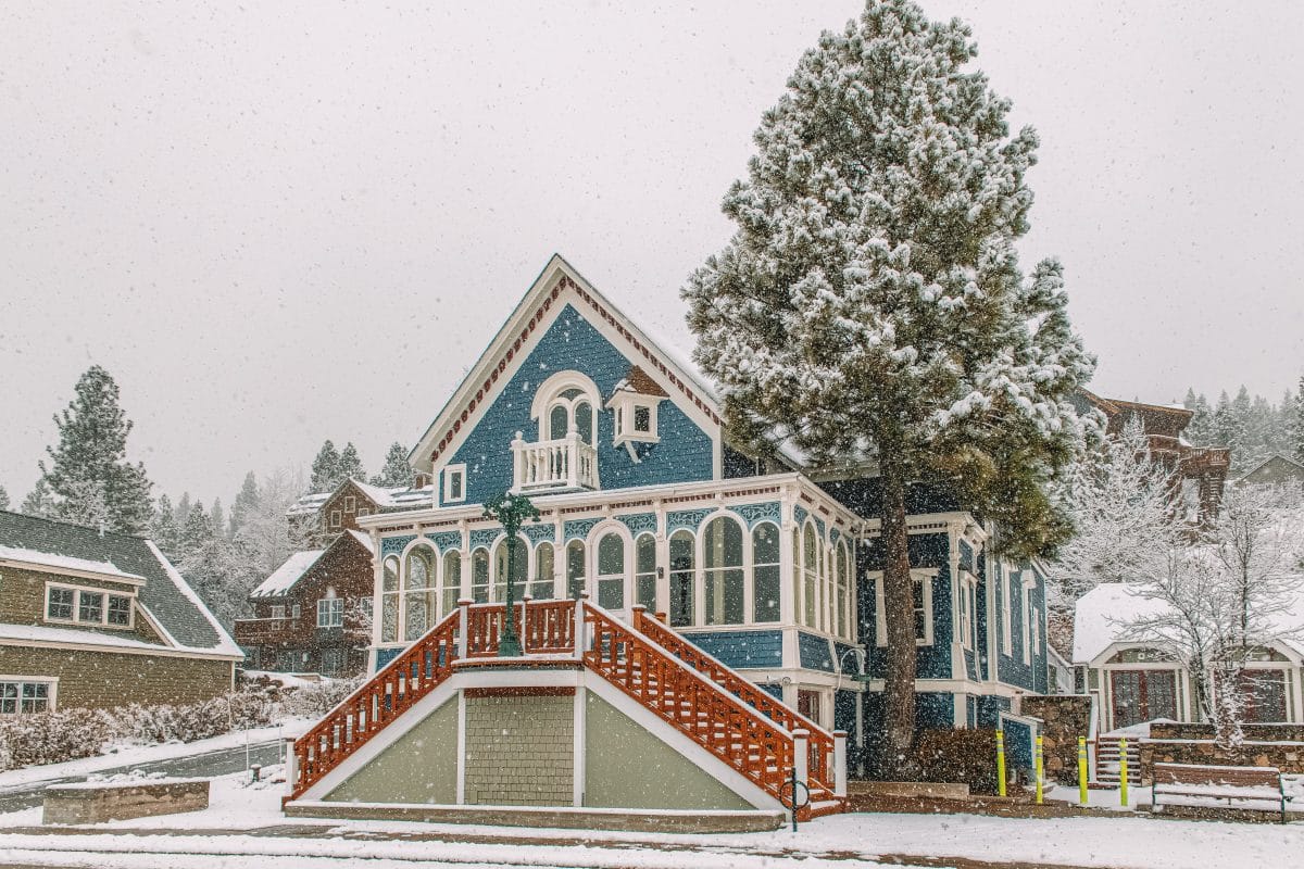 Truckee in the snow