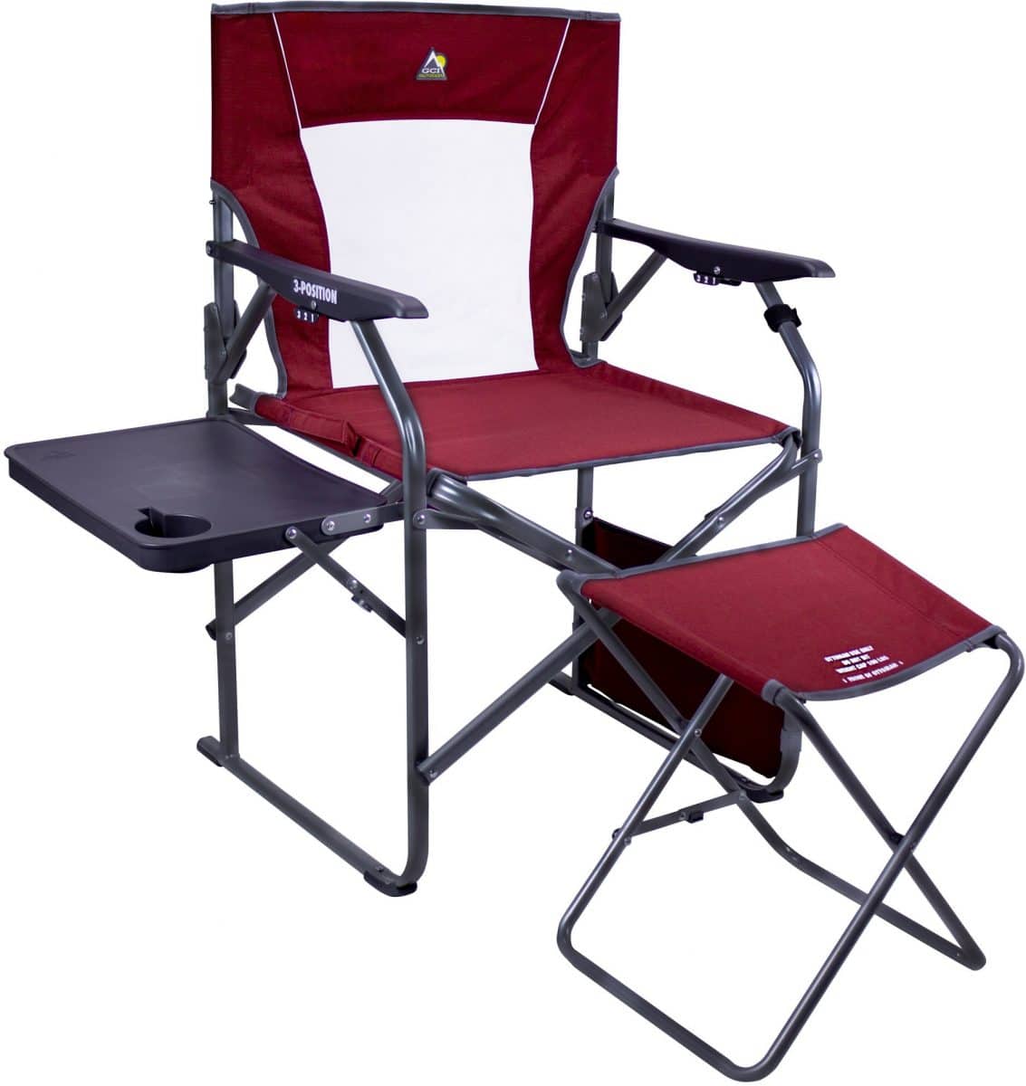 GCI Outdoor Director's Chair with Ottoman