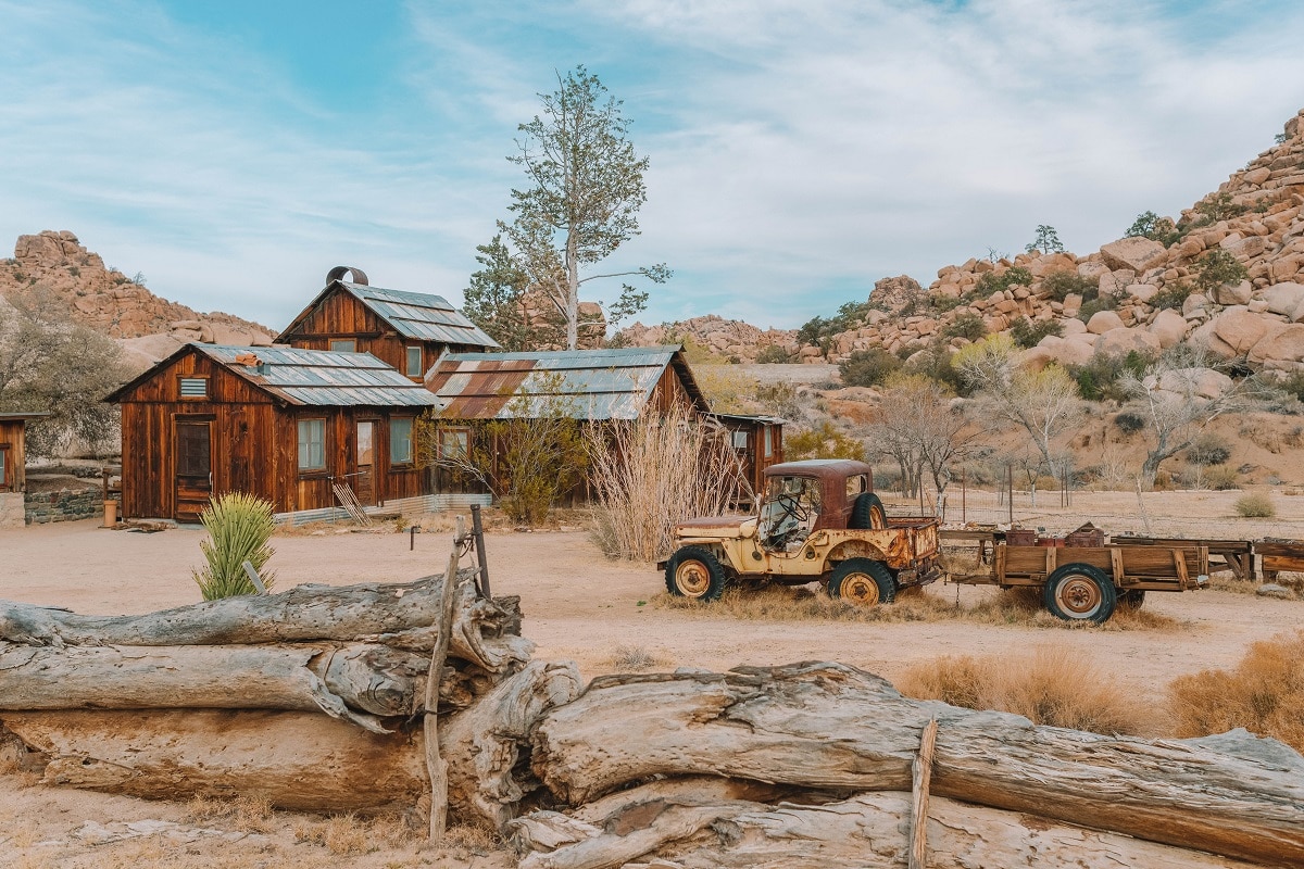 wooden Key Ranch house in Joshua Tree National Park