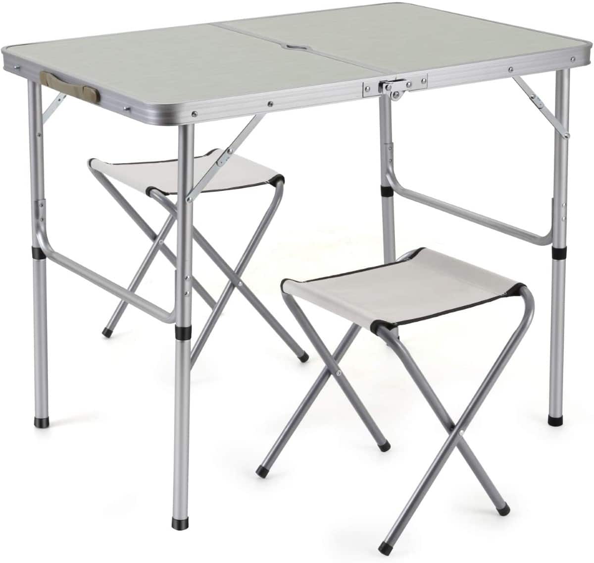 Sunkorto 2-Person Folding Picnic Table With 2 Stools