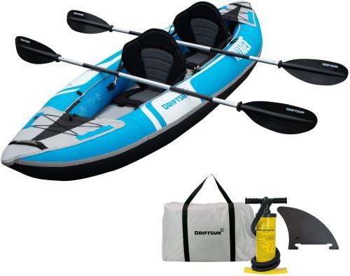 Driftsun Voyager 2-Person Inflatable Kayak - Best Dog-Friendly Inflatable Kayak