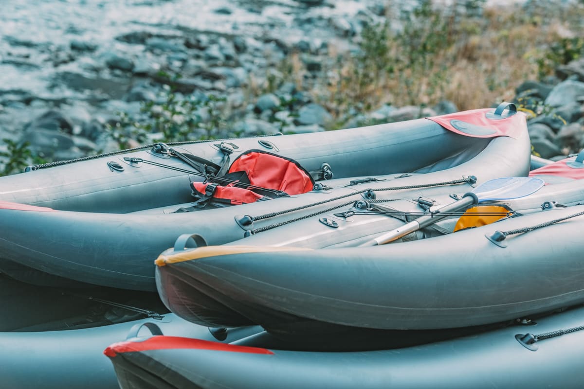 Types of inflatable kayaks