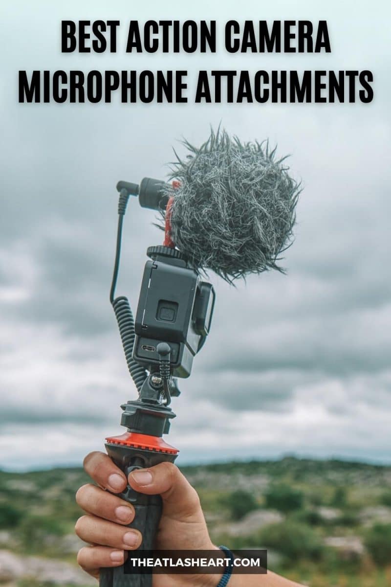 best action camera microphone attachments pin