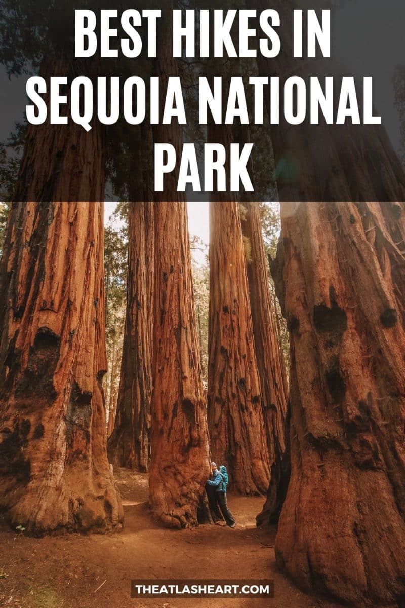 best hikes in sequoia national park pin