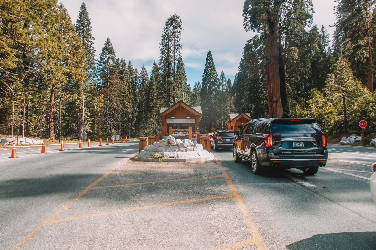 Making camping reservations for Kings Canyon National Park