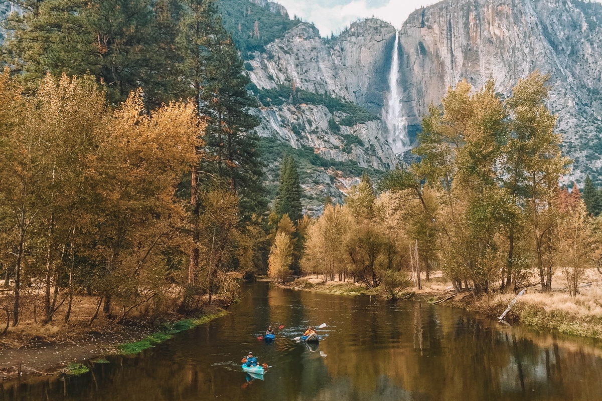 best time to kayak in yosemite national park