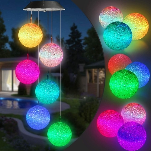 glowing orb wind chime