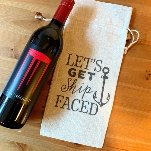 wine bottle gift pouch