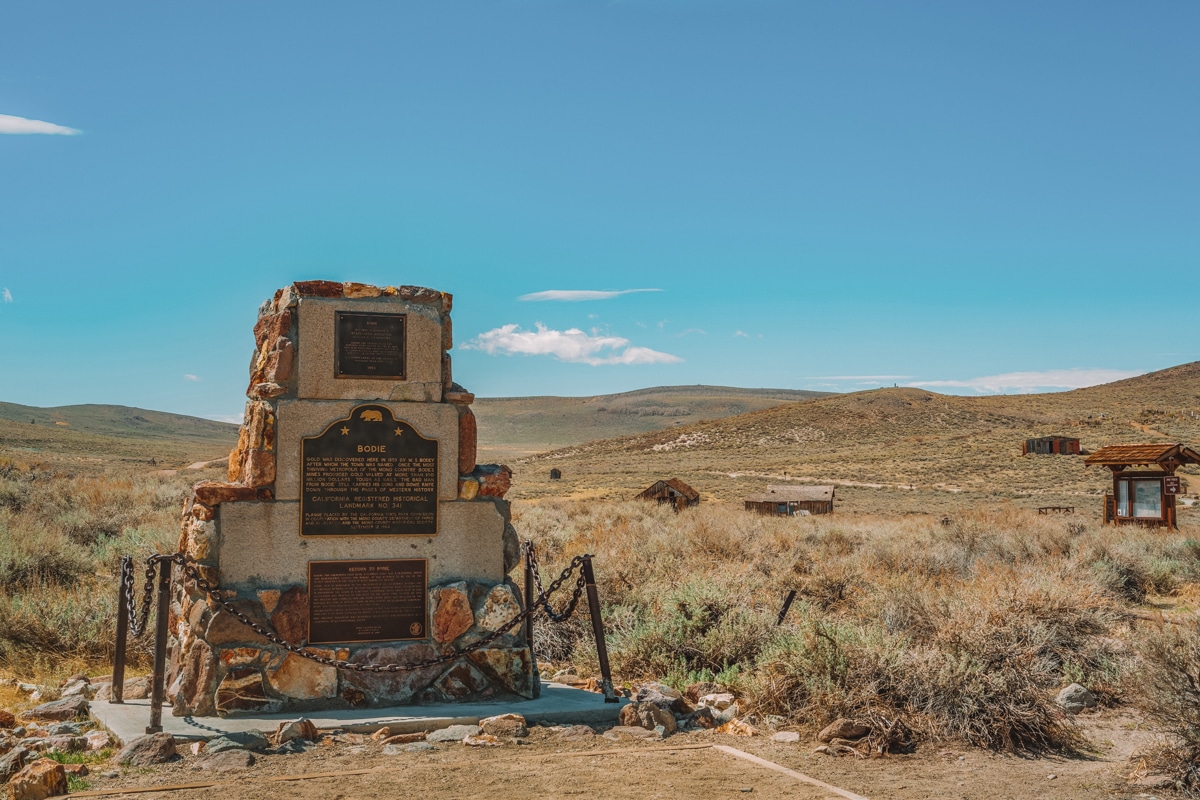 where is bodie state park in california