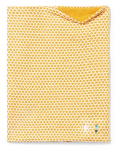 Yellow Smartwool neck warmer product image.