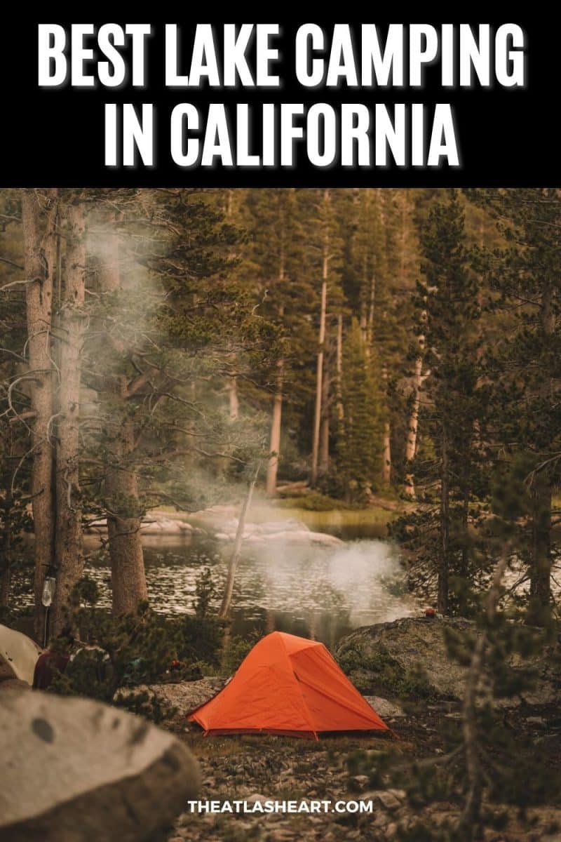 Best Lake Camping in California Pin