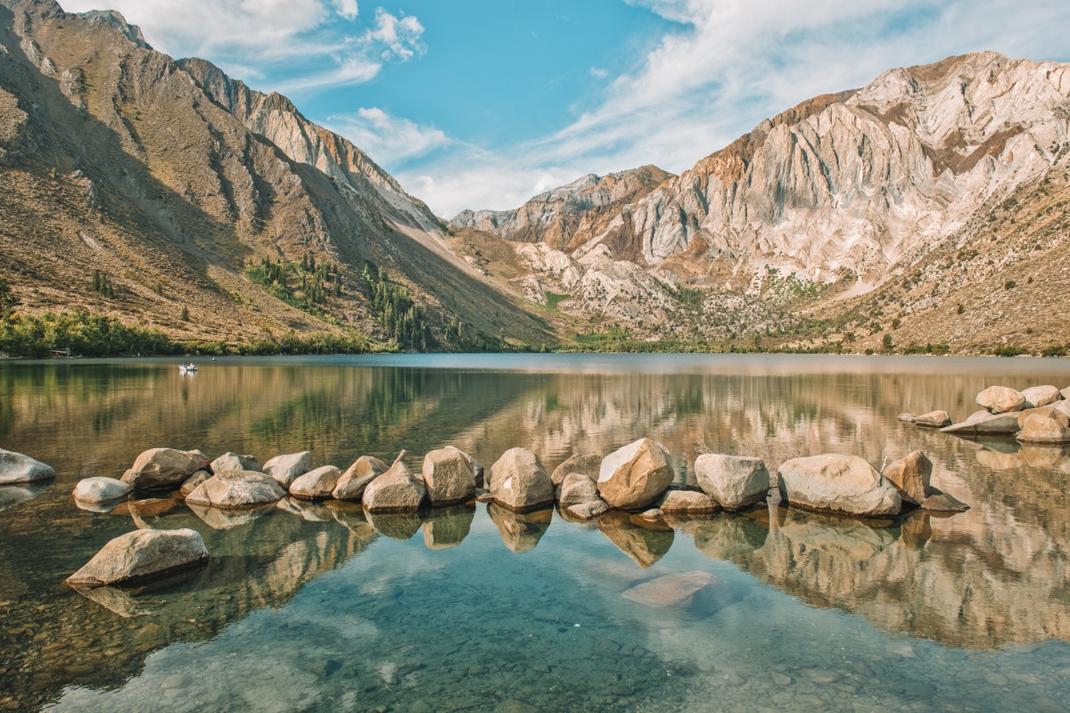 Picture of Convict Lake in the Eastern Sierra Mountains
